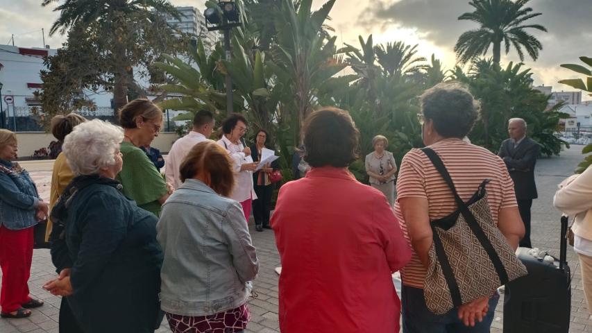 círculo de silencio en Gran Canaria.