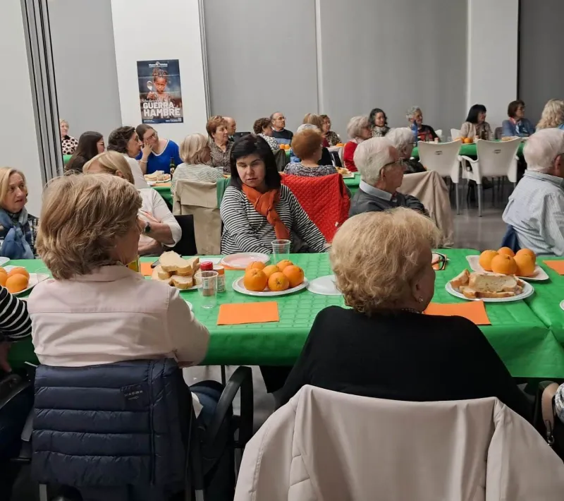cena del hambre en Foyos Manos Unidas Valencia