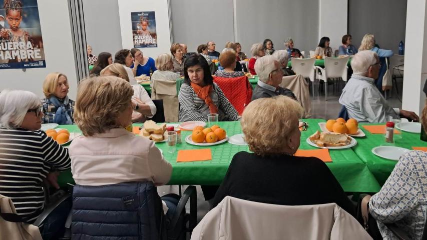 cena del hambre en Foyos Manos Unidas Valencia