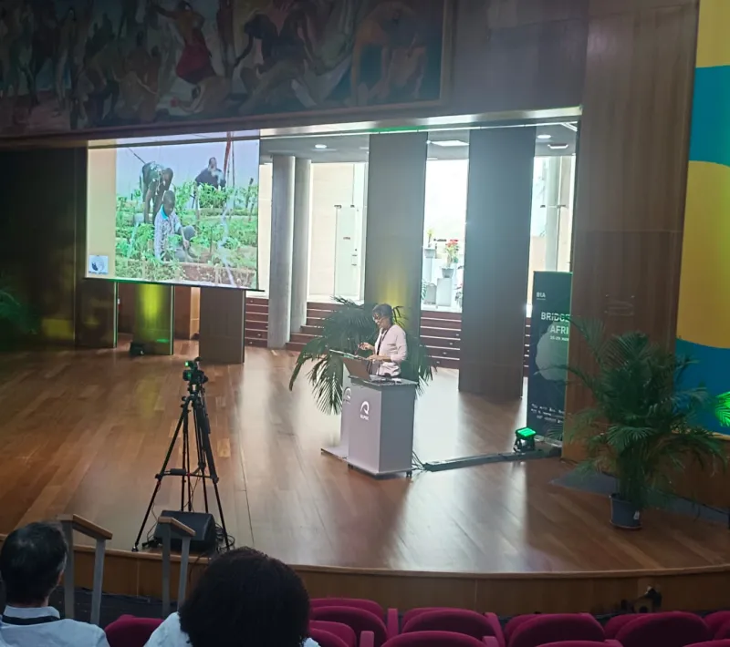 Momento de una ponencia de Manos Unidas Las Palmas.