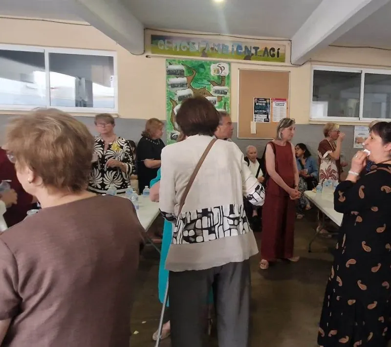 Aperitivo solidario en Benetússer Manos Unidas Valencia