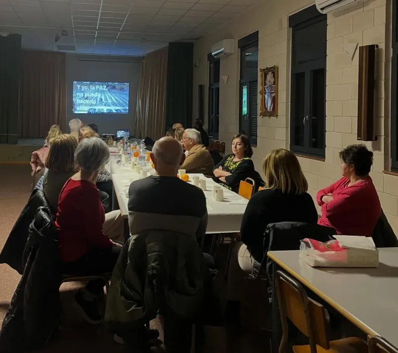 Cena del hambre en Onteniente Manos Unidas Valencia