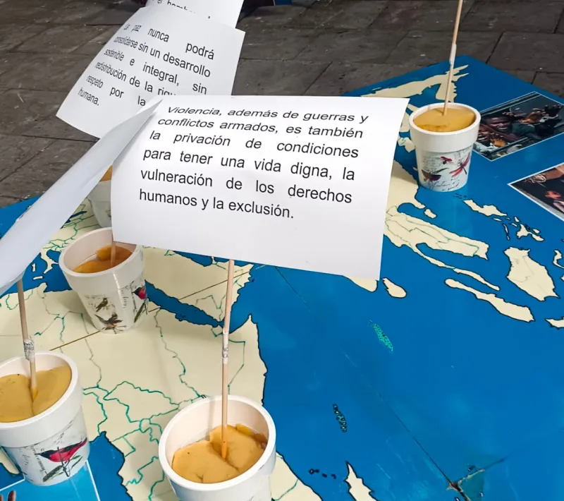 círculo de silencio en Gran Canaria.