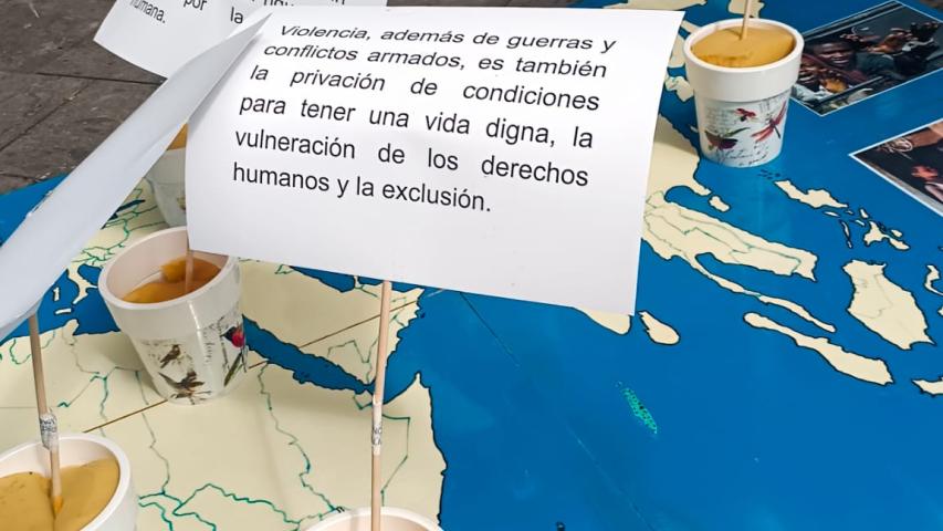 círculo de silencio en Gran Canaria.