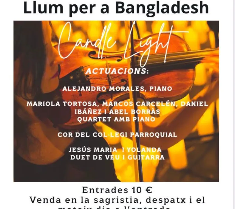 Concierto solidario en Canals Manos Unidas Valencia