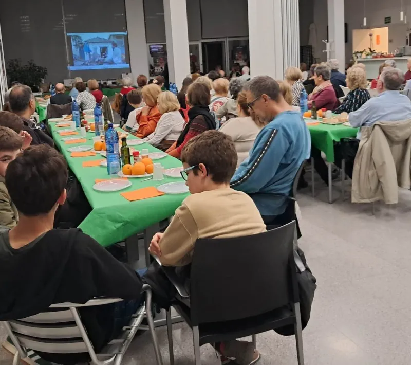 cena del hambre en Foyos Manos Unidas Valencia