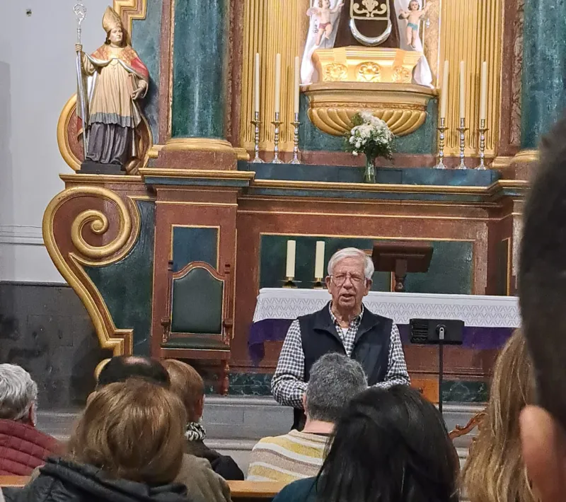 Momento de una ponencia de Manos Unidas Las Palmas.