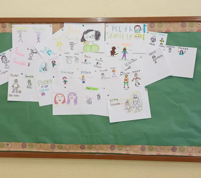 Muestra de los trabajos realizados en el taller