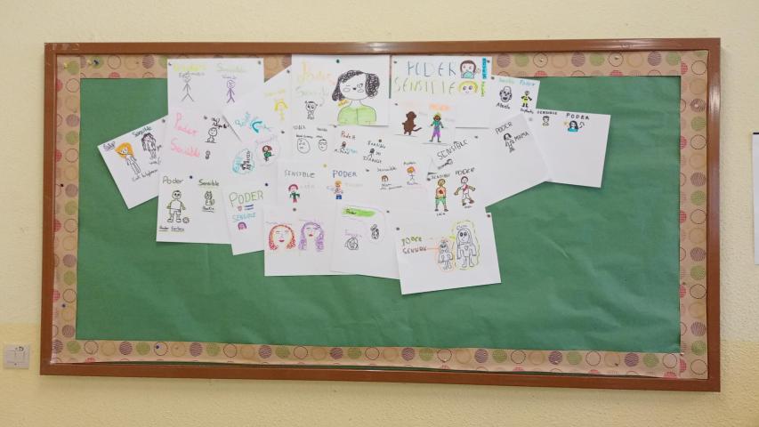 Muestra de los trabajos realizados en el taller