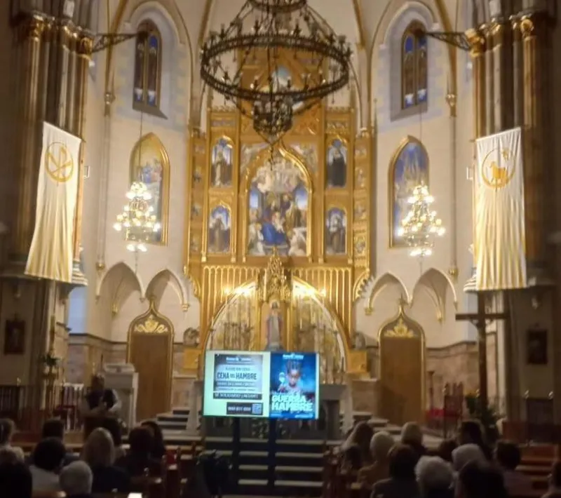 Cena del hambre en Pego Manos Unidas Valencia