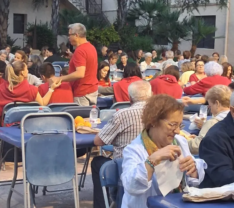 Cena del hambre de Alfara del Patriarca Manos Unidas Valencia