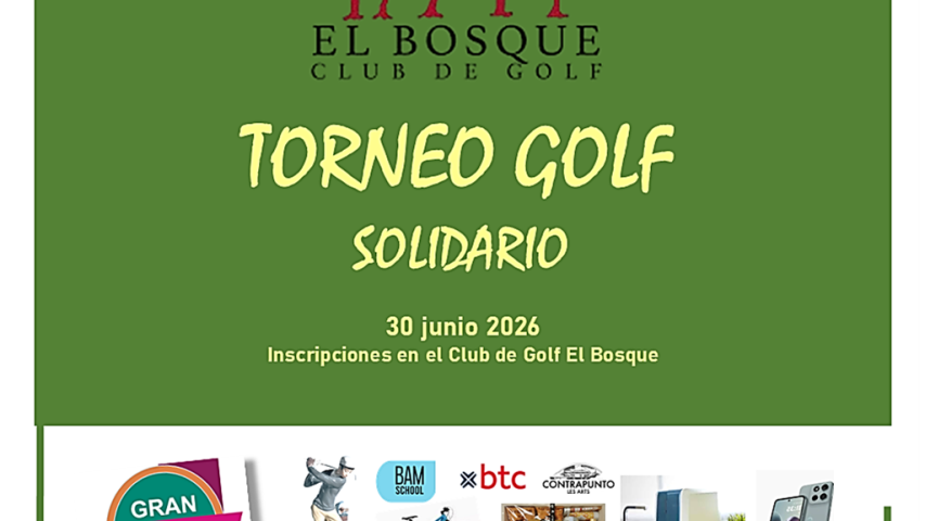 Torneo solidario de Golf en el Club El Bosque para Manos Unidas