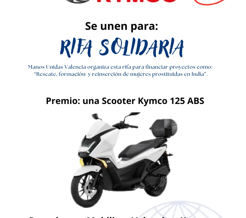 rifa solidaria scooter kymco 125 abs