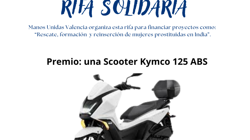 rifa solidaria scooter kymco 125 abs