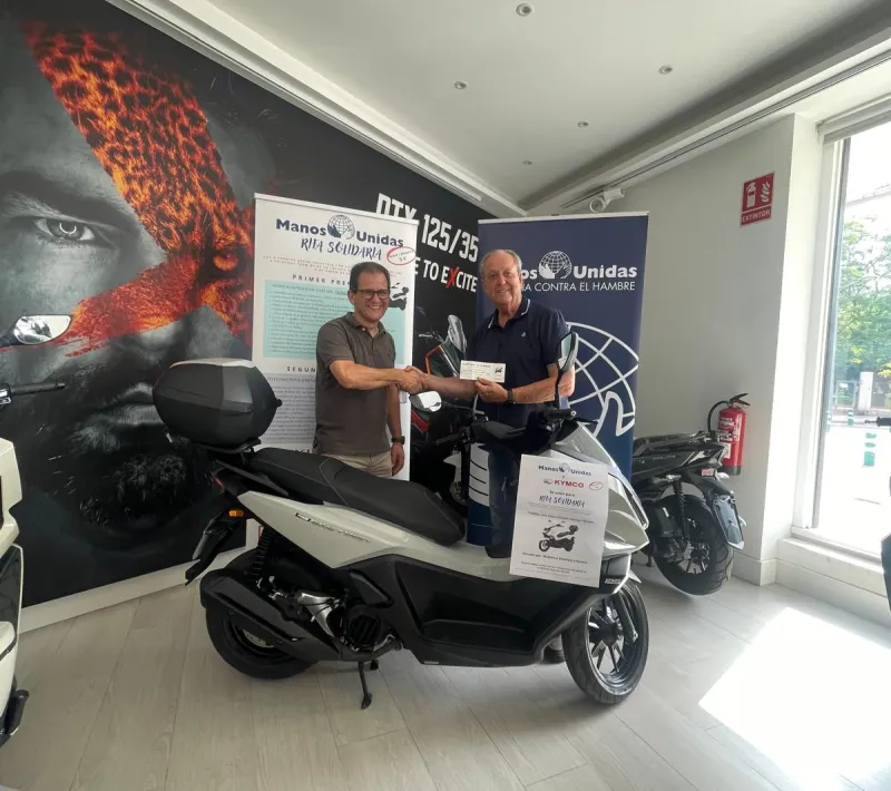 rifa solidaria scooter kymco 125 abs