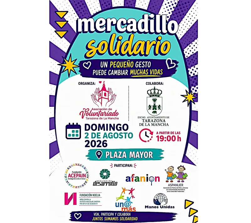 mercadillo tarazona la mancha