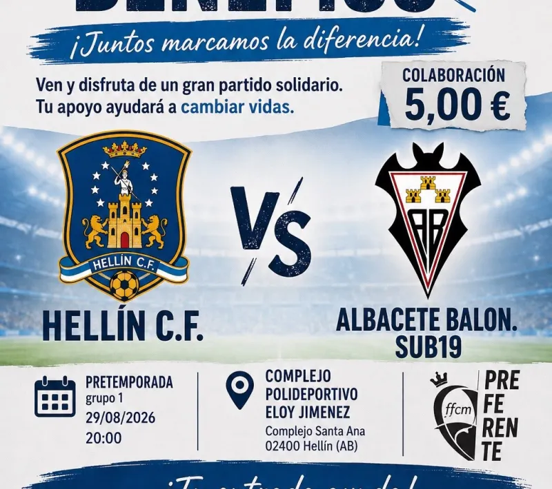 partido benéfico Hellín