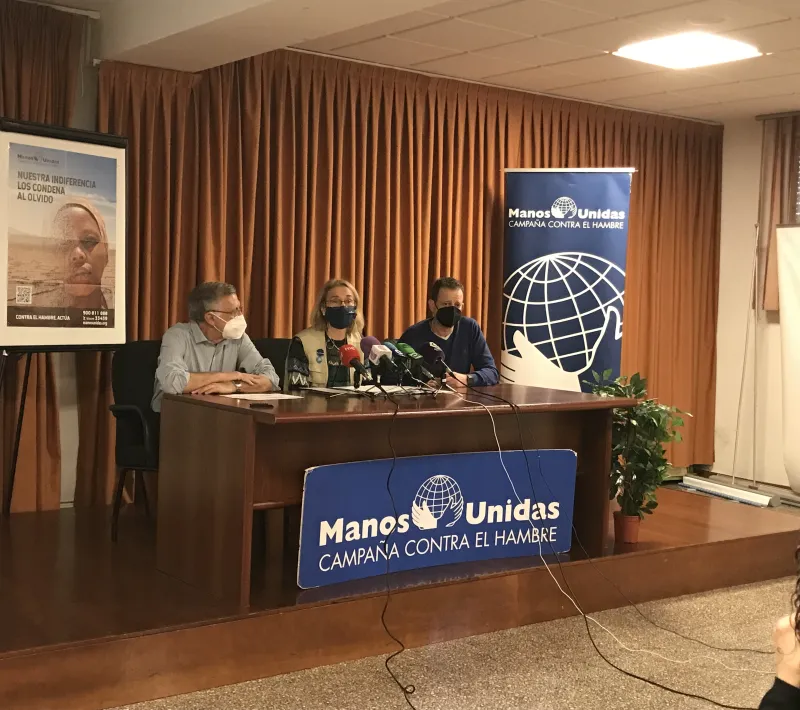 2022. Rueda de prensa en Casa Nazaret.