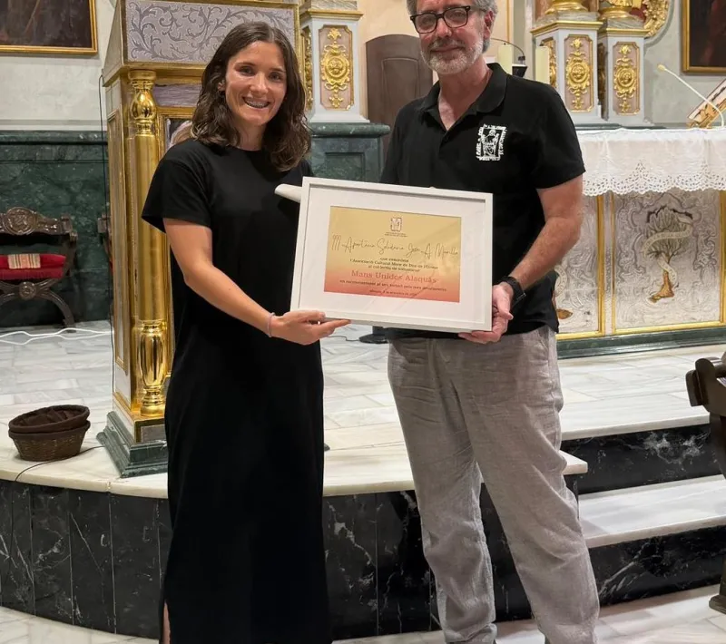 La aportación solidaria de los premios Jaume Sanz se dona a Manos Unidas