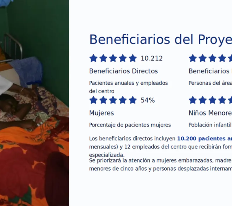Beneficiarios del proyecto