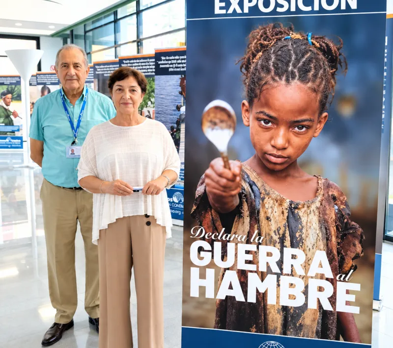 Exposición "Declara la Guerra al Hambre" en la BRMU