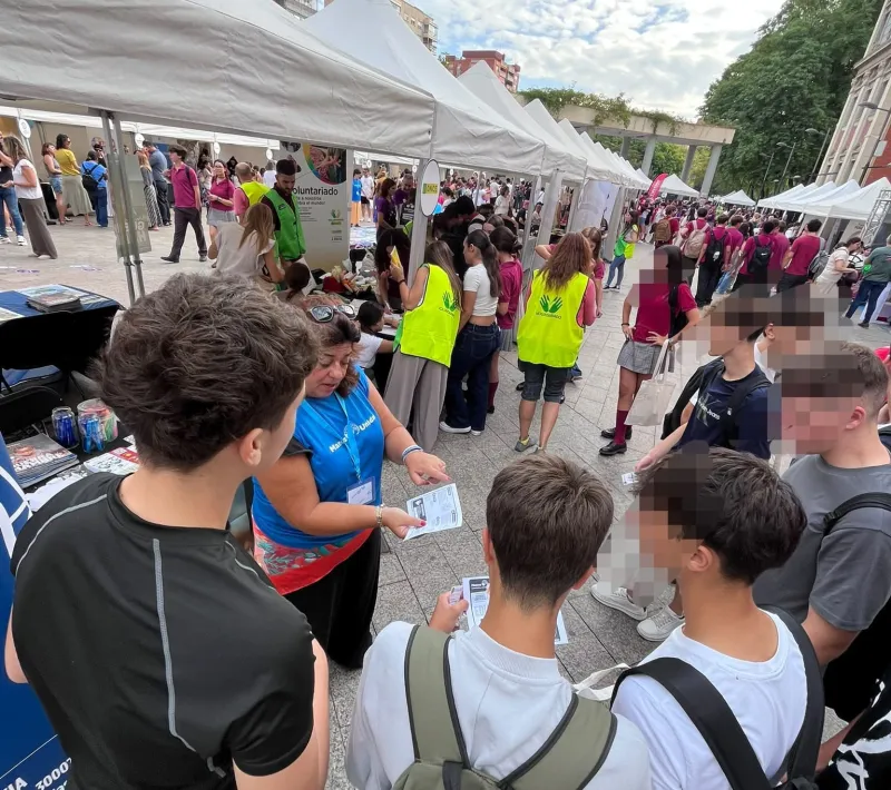 Dando a conocer Manos Unidas entre los jóvenes
