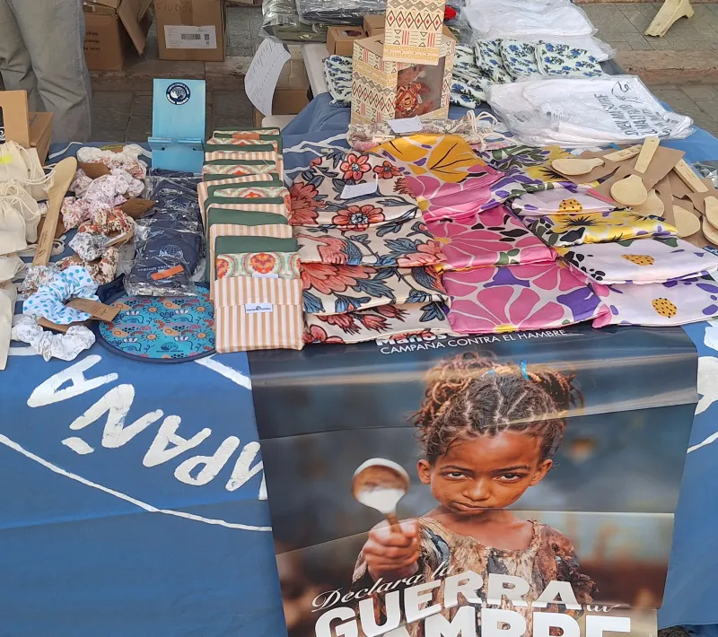 Mercadillo solidario en Tomelloso 10 sep/26