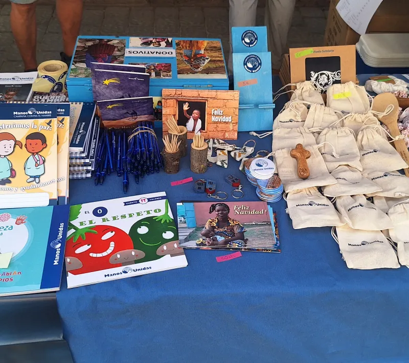 Mercadillo solidario en Tomelloso 11 sep/26