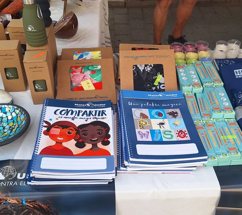 Mercadillo solidario en Tomelloso 1 sep/26