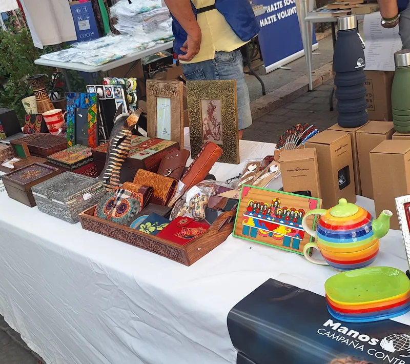 Mercadillo solidario en Tomelloso 2 sep/26