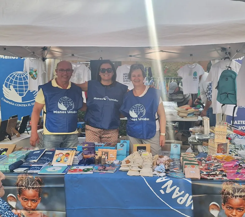 Mercadillo solidario en Tomelloso 4 sep/26