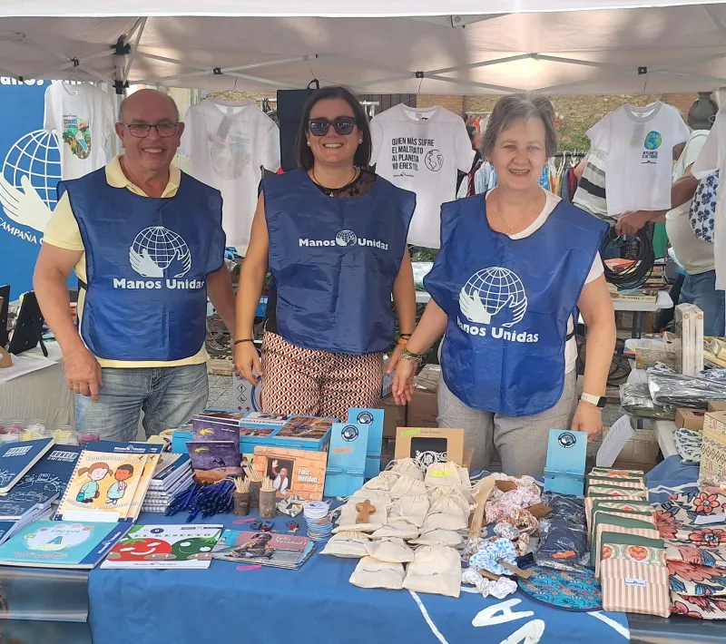 Mercadillo solidario en Tomelloso 5 sep/26