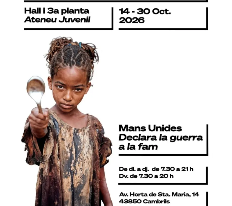 Inauguració a Cambrils exposició "Declara la guerra a la fam"