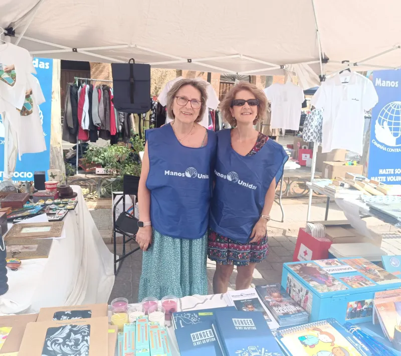 Mercadillo solidario en Tomelloso 9 sep/26