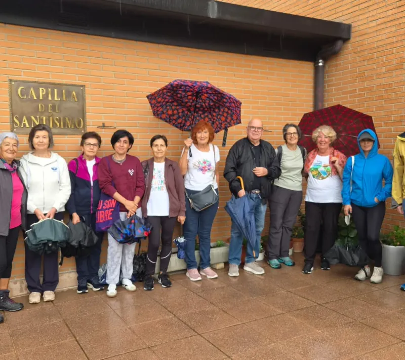Participantes de la IV Marcha de Arganda
