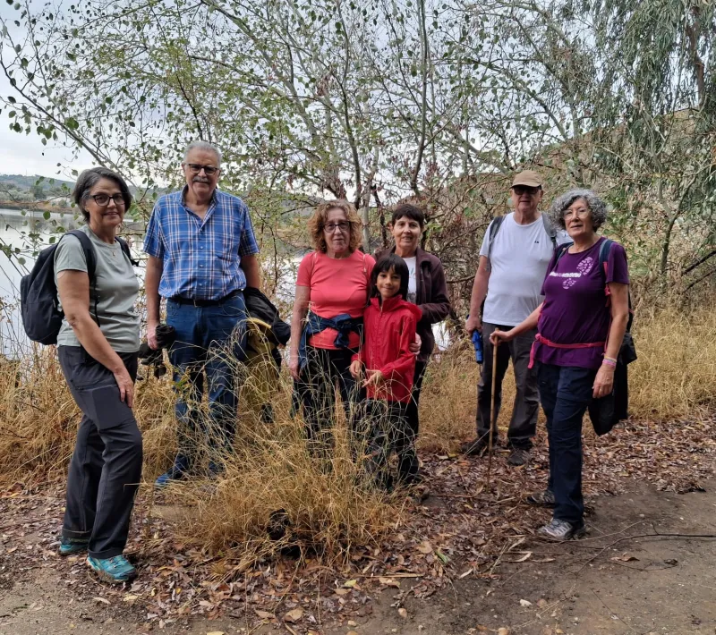 IV Marcha Arganda -un momento en el embarrado camino