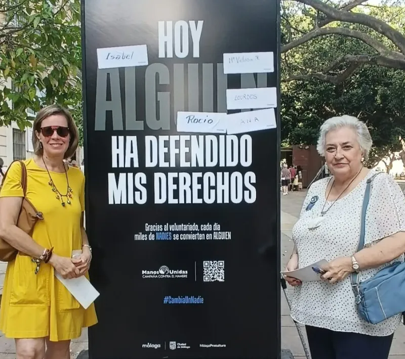 Lema de MANOS UNIDAS