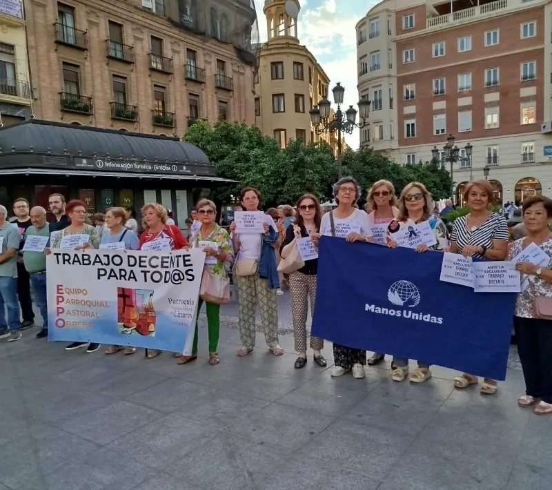 Manos Unidas en la Jornada por el Trabajo Decente