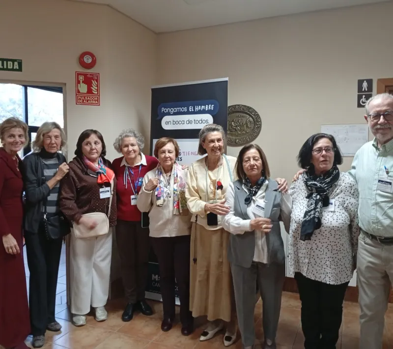 Voluntarias de Castilla y León con nuestra Presidenta Nacional
