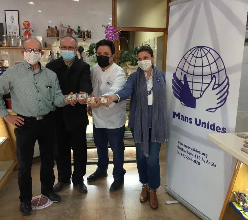 Dulce solidaridad de la Pastisseria Huguet de Reus