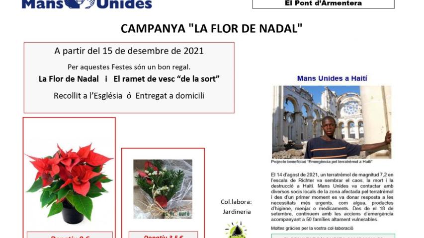 Campaña "La flor de Nadal" 2021