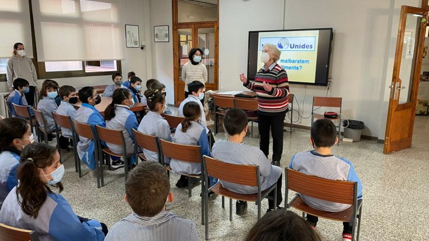 Charla en Colegio Mare Molas de Reus