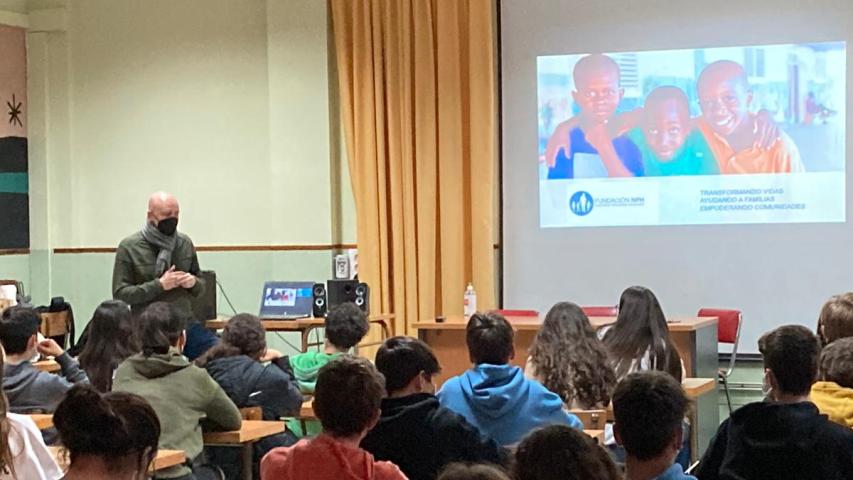 Charla en Col·legi Sagrat Cor