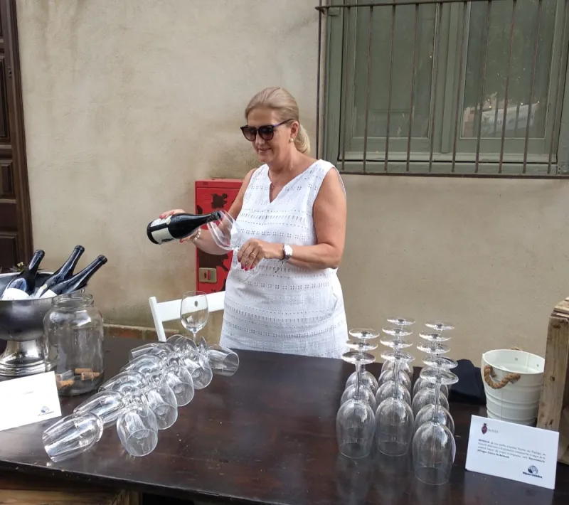 "Vinet Solidari" en los jardines de la Casa Miret de Tarragona