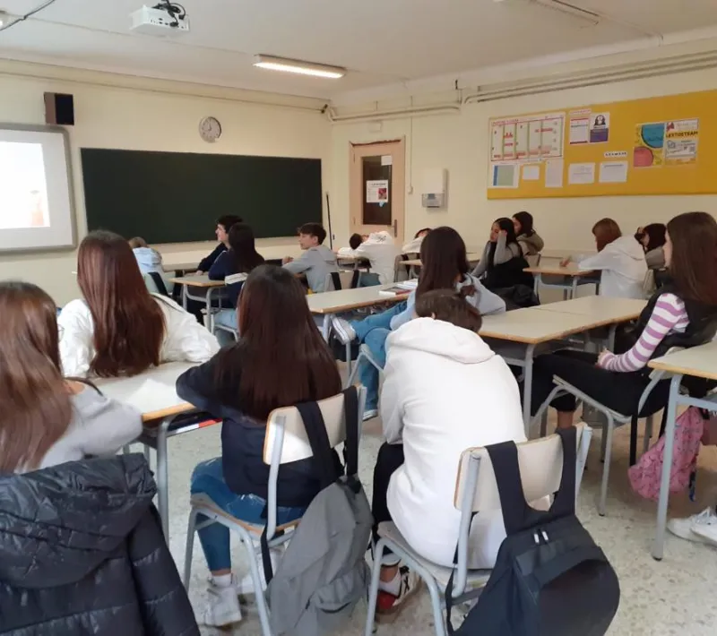 Charla en Colegio Lestonnac sobre la Marcha de la Solidaridad