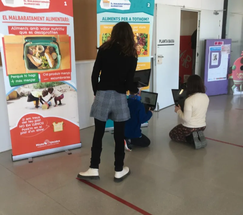 Exposición sobre el despilfarro alimentario