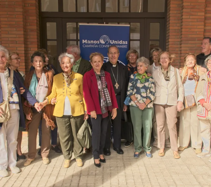 Grupo de veteranas voluntarias de la delegación de Pamplona de Manos Unidas
