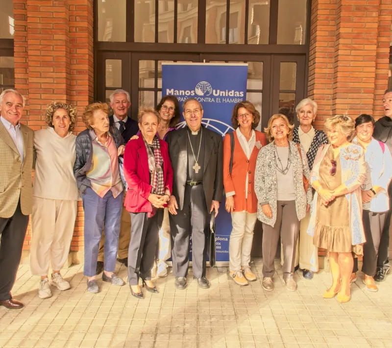 Grupo de recientes voluntarias de la delegación de Pamplona de Manos Unidas