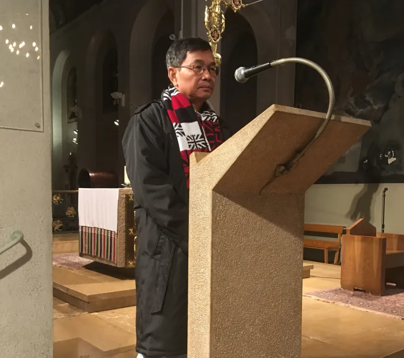 Breve discurso del señor Sethea en la parroquia de la Santísima Trinidad, en Sabadell