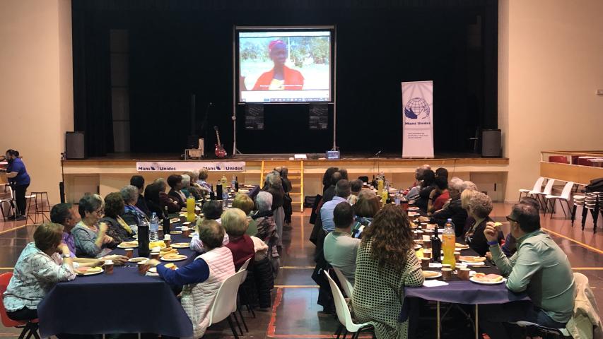Cena del Hambre en el Pla de Santa Maria